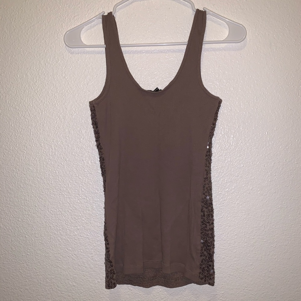 Express sparkle tank top - Picture 2 of 4